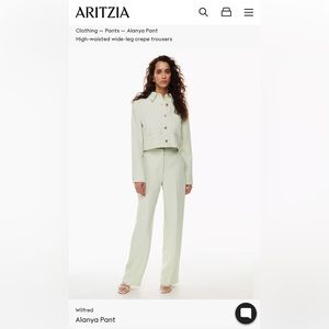 Aritzia Alayna pant in BABY BLUE